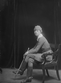 Miss A. Berg, portrait photograph, 1918 Nov. 11. Creator: Arnold Genthe.