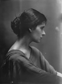 Mrs. P. De Montolin, portrait photograph, 1919 July 23. Creator: Arnold Genthe.