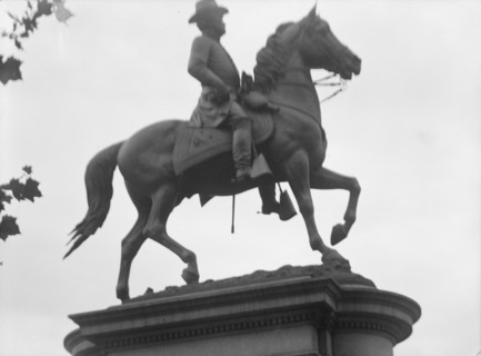 Winfield Scott Hancock - Equestrian statues in Washington, D.C., between 1911 and 1942. Creator: Arnold Genthe.