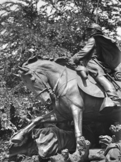 Ulysses S. Grant Memorial - Equestrian statues in Washington, D.C., between 1911 and 1942. Creator: Arnold Genthe.