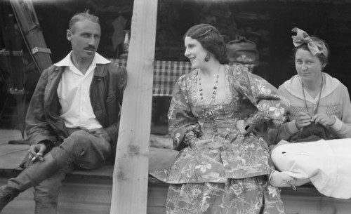 Movie set for a western, between 1896 and 1942. Creator: Arnold Genthe.