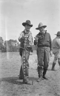 Movie set for a western, between 1896 and 1942. Creator: Arnold Genthe.