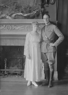 Miss Reiber and Major Jorelmon, portrait photograph, 1919 Feb. 14. Creator: Arnold Genthe.