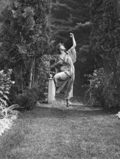 Scene from Sanctuary, A Bird Masque, by Percy MacKaye, in rehearsal for first...New Hampshire, 1913. Creator: Arnold Genthe.