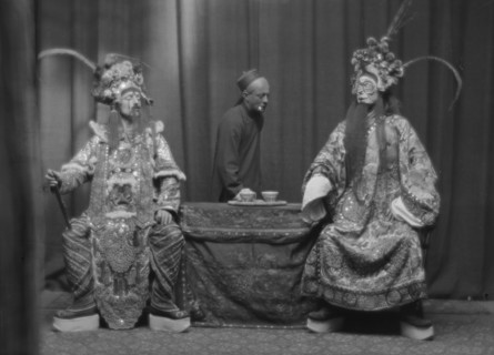 Scenes from the play called the Yellow Jacket by George C. Hazelton and Benrimo, 1913. Creator: Arnold Genthe.