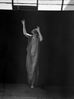 Unidentified dancer, possibly an Elizabeth Duncan dancer, between 1911 and 1942. Creator: Arnold Genthe.