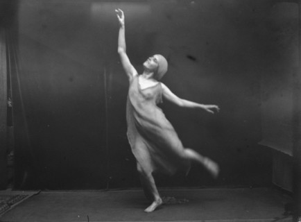 Unidentified dancer, possibly an Elizabeth Duncan dancer, between 1911 and 1942. Creator: Arnold Genthe.