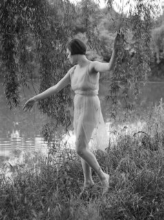 Unidentified dancer, possibly an Elizabeth Duncan dancer, between 1911 and 1942. Creator: Arnold Genthe.