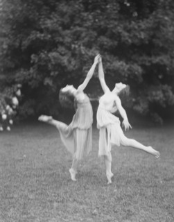 Unidentified dancers, possibly Elizabeth Duncan dancers, between 1911 and 1942. Creator: Arnold Genthe.