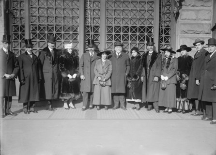 Pan American Scientific Congress - Costa Rican Deln.; Guillermo E. Gonzales And Joaquin F..., 1915. Creator: Harris & Ewing.