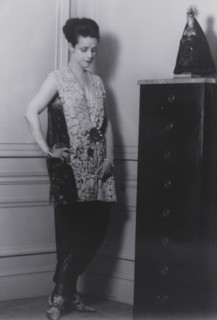 Portrait photograph of Mrs. Rita Lydig, 1925 Jan. 29. Creator: Arnold Genthe.