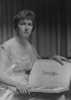 Rand, Florence, portrait photograph, 1913 or 1914. Creator: Arnold Genthe.