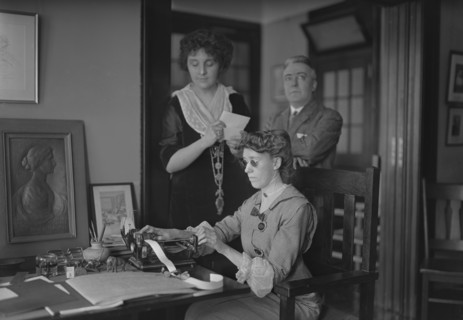 New York Association for the Blind, 1914 Jan. 8. Creator: Arnold Genthe.