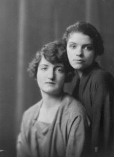 Watson, Ruth, Miss, and unidentified woman, portrait photograph, 1915. Creator: Arnold Genthe.