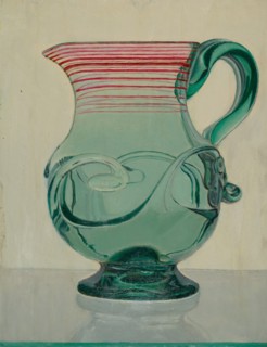 Blue Pitcher, c. 1936. Creator: Vincent Burzy.
