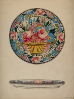 Plate, c. 1938. Creator: Byron Dingman.