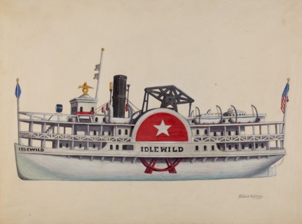 Model Ship "Idlewild", c. 1938. Creator: Frank Gray.