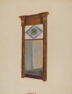 Empire Mirror, 1936. Creator: Alvin M Gully.