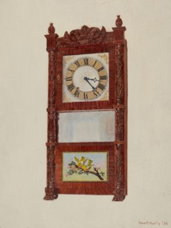 Shelf Clock, 1936. Creator: Alvin M Gully.