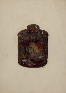 Toleware Canister, 1935/1942. Creator: Myra Newswanger.