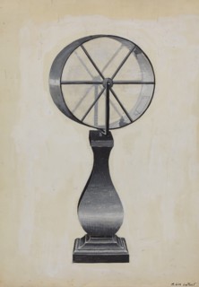Lottery Wheel, c. 1936. Creator: Martin Lamont.