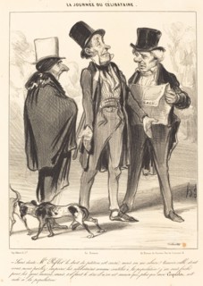 Sans doute M. Riflot le droit..., 1839. Creator: Honore Daumier.