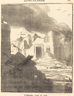 L'empire c'est la paix, 1870. Creator: Honore Daumier.