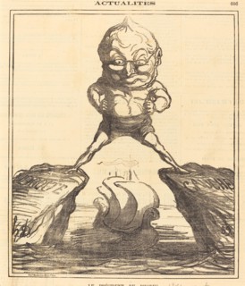 Le Président de Rhodes, 1871. Creator: Honore Daumier.