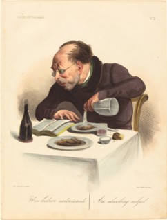Une lecture entrainante, 1836. Creator: Honore Daumier.