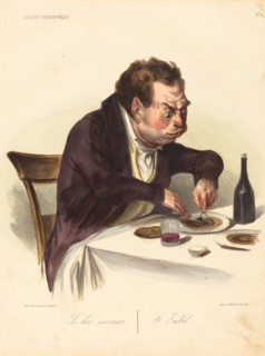 Le bon morceau, 1836. Creator: Honore Daumier.