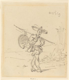 A Chinese Peasant, 1839. Creator: George Chinnery.
