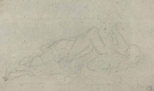 Reclining Woman [verso]. Creator: Giovanni Battista Cipriani.
