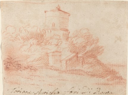 Torione Anticho Fori di Roma, c. 1630/1635. Creator: Claude Lorrain.