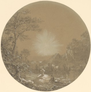 The Cross in the Wilderness, c. 1844. Creator: Thomas Cole.
