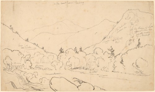 On the Road from Conway, 1827/1828. Creator: Thomas Cole.