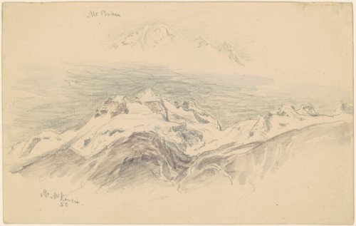 Mt. Baker and Mt. McKensie [recto], 1894. Creator: Samuel Colman.