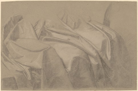 Drapery Study for "Mary and Elizabeth Royall", c. 1758. Creator: John Singleton Copley.