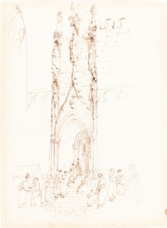 A Gothic Arch. Creator: John Skinner Prout.