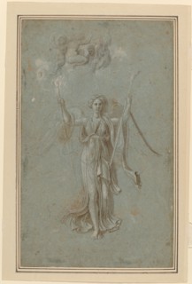 Study for Figure of Fame. Creator: Biagio Pupini.
