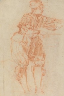 Man Leaning on a Rail [verso]. Creator: Matteo Rosselli.