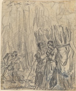 Gleaners. Creator: Theodore Rousseau.