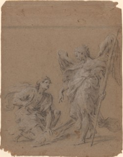 Tobias and the Angel, c. 1780. Creator: Martin Johann Schmidt.