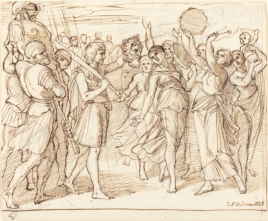 The Triumph of David, 1826. Creator: Julius Schnorr von Carolsfeld.