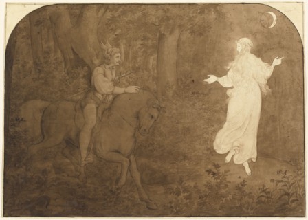 The Apparition in the Forest, 1823. Creator: Moritz von Schwind.
