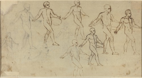 Studies of a Sower (Illustration for Thomson's Seasons), c. 1791. Creator: Thomas Stothard.