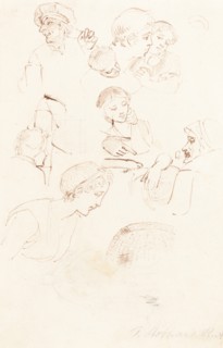 Sheet of Studies. Creator: Thomas Stothard.
