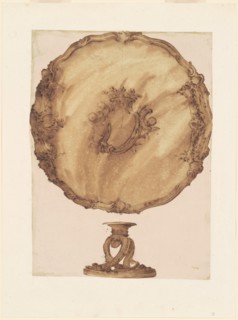 A Salver with Two Bases, 1755/1760. Creator: Luigi Valadier.