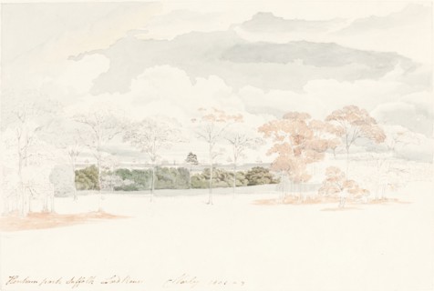 Henham Park, Suffolk, 1801/1803. Creator: Cornelius Varley.