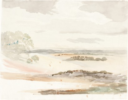 An Extensive View in Shropshire, 1803. Creator: Cornelius Varley.