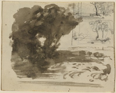 A Stand of Trees [recto]. Creator: John Varley I.